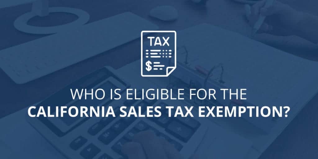 California Sales Tax 