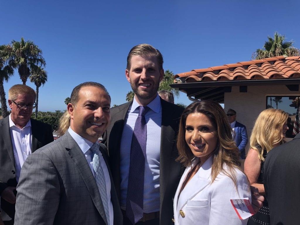 Ronson J. Shamoun, Eric Trump and Melanie