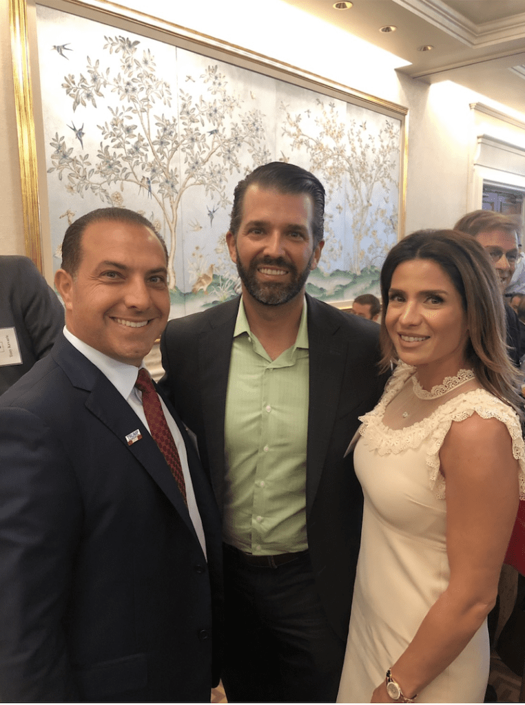 Ronson J. Shamoun, Donald Trump Jr. y Melanie
