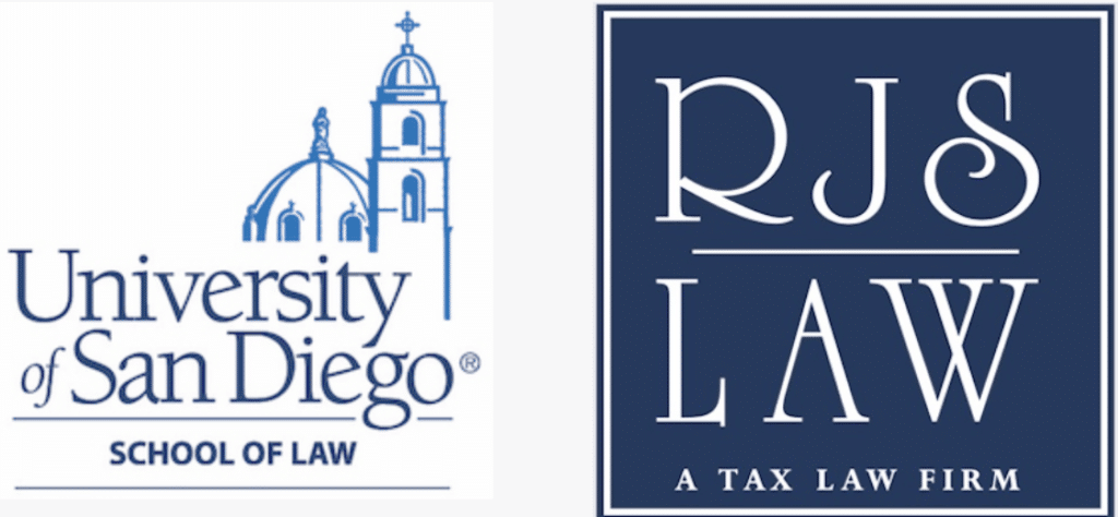 San Diego, California Tax Institute -  4th Annual USD School of Law- RJS LAW Tax Controversy Institute - 